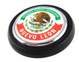 Nuevo Leon Mexico Car Truck Grill Black Badge 3.5" grille chrome emblem