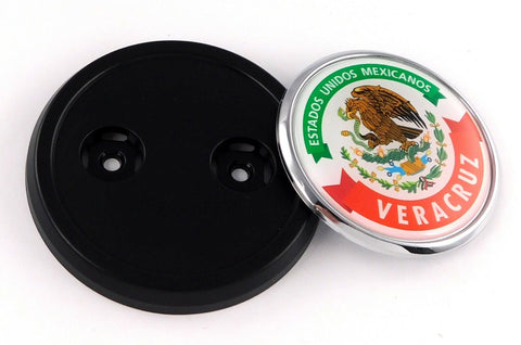 Veracruz Mexico Car Truck Grill Black Badge 3.5" grille chrome emblem