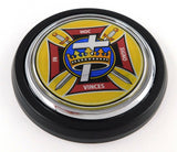 Knights Templar Mason Car Truck Black Round Grill Badge 3.5 grille chrome emblem