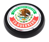 CD. Guerrero Mexico Car Truck Grill Black Badge 3.5" grille chrome emblem