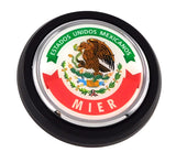 MIER Mexico Car Truck Grill Black Badge 3.5" grille chrome emblem