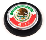 MIER Mexico Car Truck Grill Black Badge 3.5" grille chrome emblem