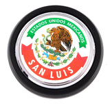 San Luis Mexico Car Truck Grill Black Badge 3.5" grille chrome emblem