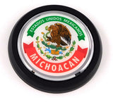 Michoacan Mexico Car Truck Grill Black Badge 3.5" grille chrome emblem