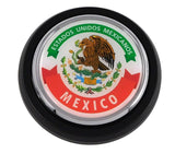 Mexico MX Mexican Car Truck Grill Black Badge 3.5" grille chrome emblem